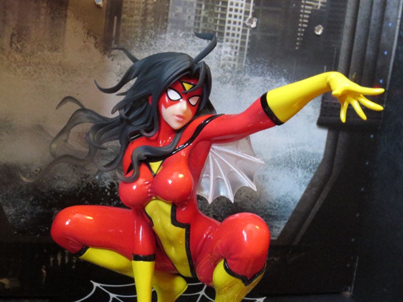 Kotobukiya Bishoujo Spider Woman real close Kotobukiya Bishoujo Spider Woman real close
