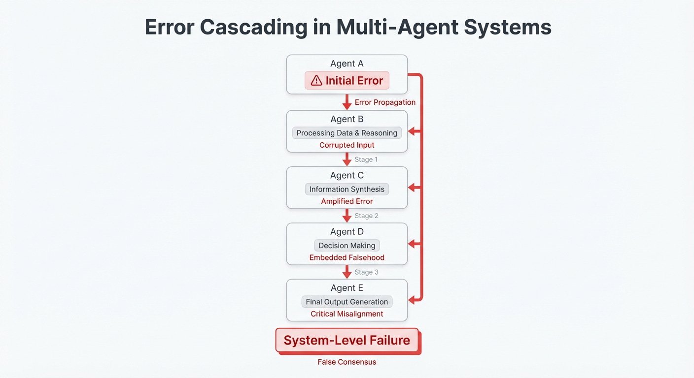 What is Error Cascading in Multi-Agent Systems?