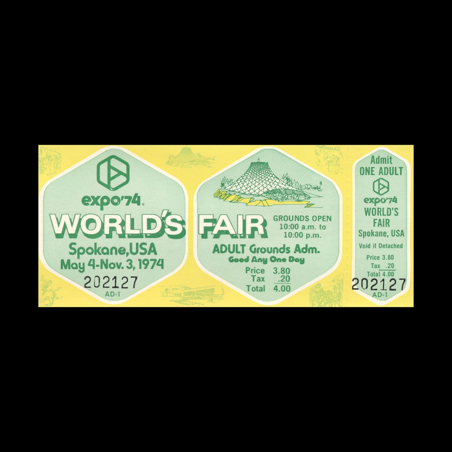 Expo 74 Ticket 