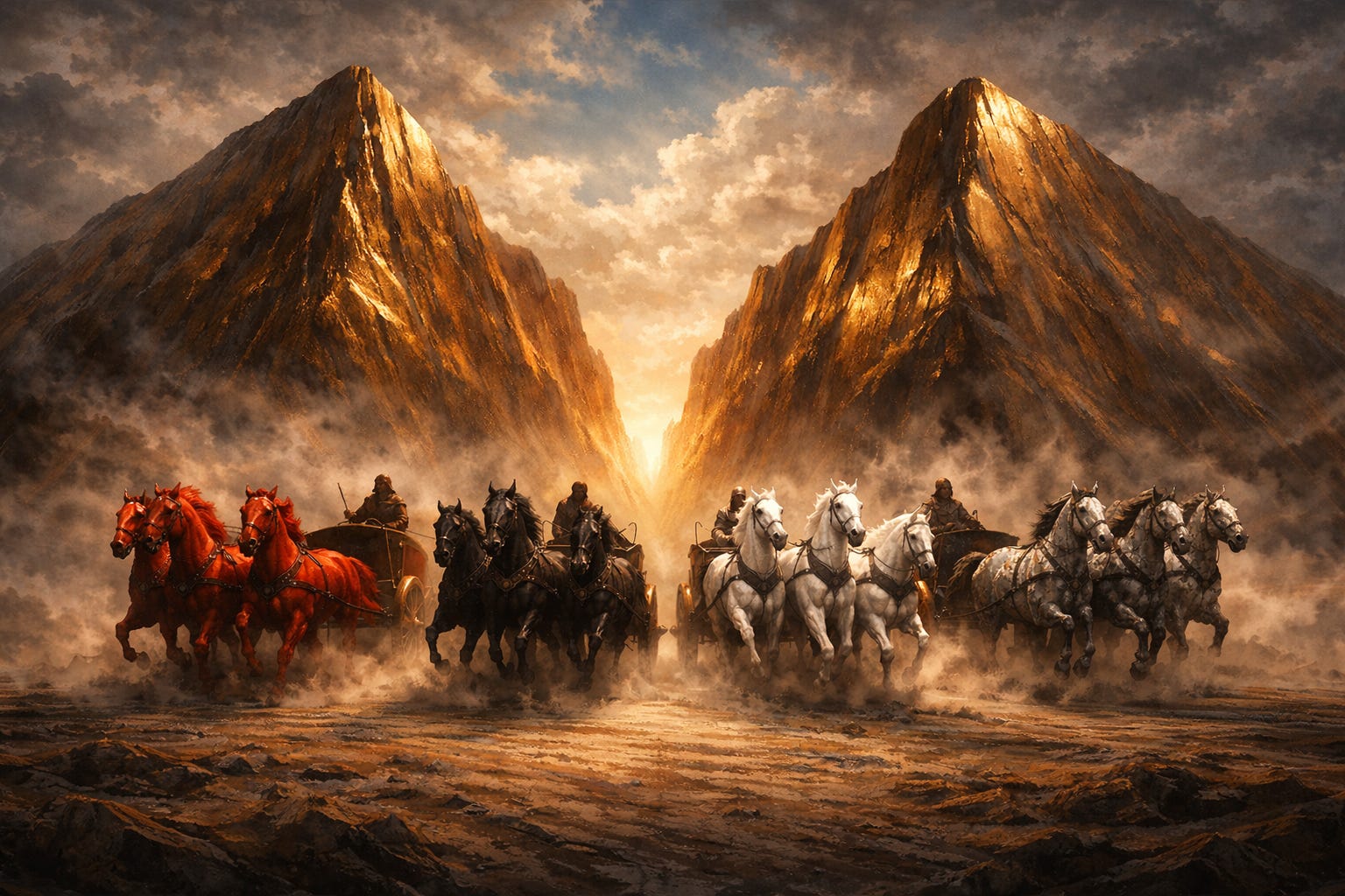 A Vision of Four Chariots and the Promise of the BRANCH
