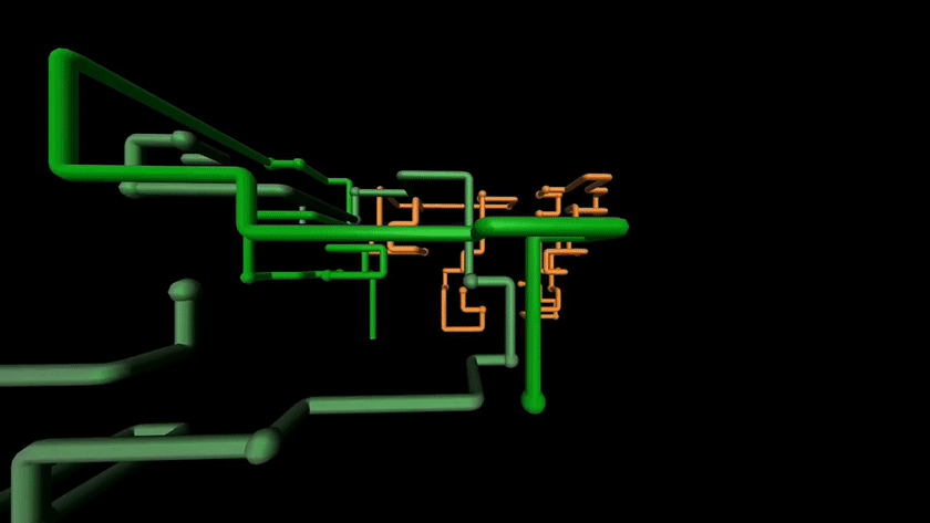 3D Pipes Screensaver (Animated GIF) : r/90s_kid