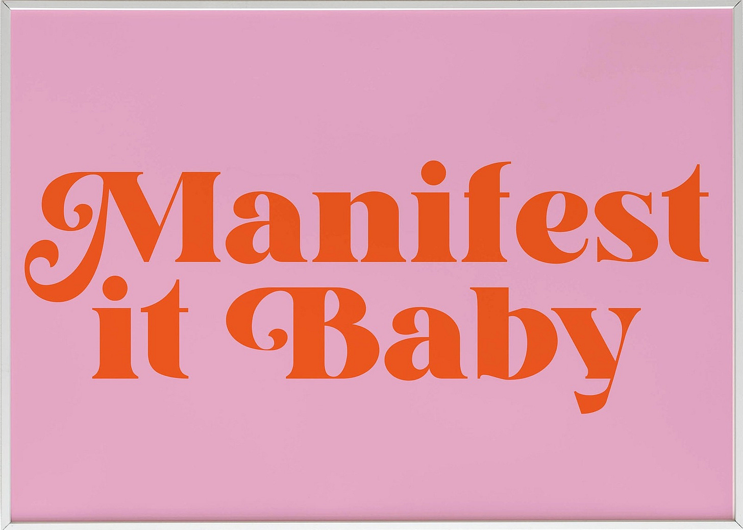Manifest It Baby Wall Art/Wall Decor/Print