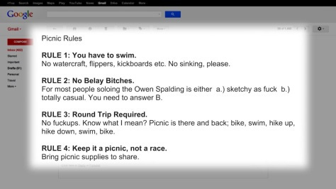 Picnic Rules