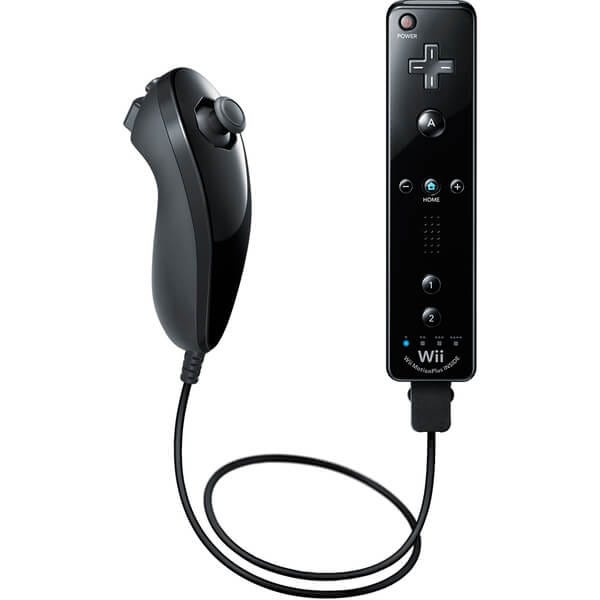 Wiimote Motion Plus Noire et Nunchuk - Wii - Accessoire Occasion Pas Cher - Gamecash Wiimote Motion Plus Noire et Nunchuk - Wii - Accessoire Occasion Pas Cher - Gamecash