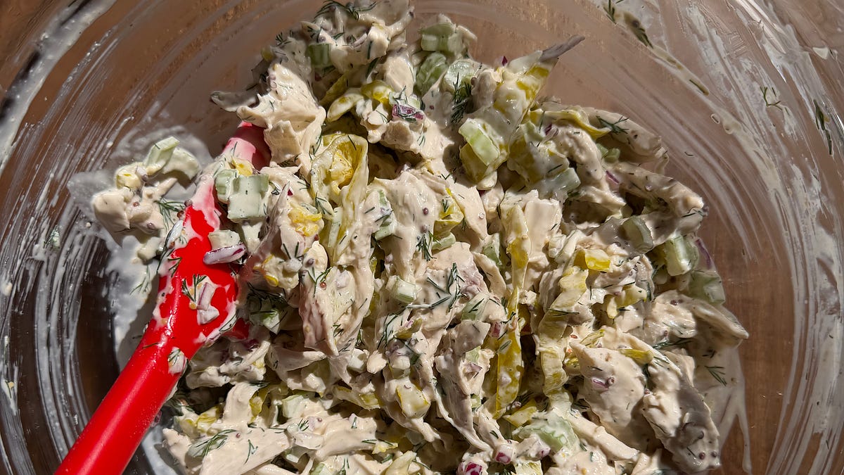 no. 192: Pepperoncini Chicken Salad - by Sara Tane