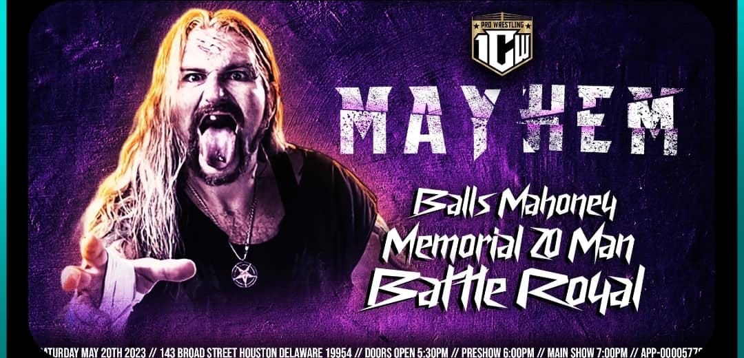 Saturday: 1CW Mayhem in Houston, DE 