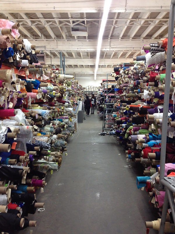 Discount Fabric store in San Francisco. Discount Fabric store in San Francisco.