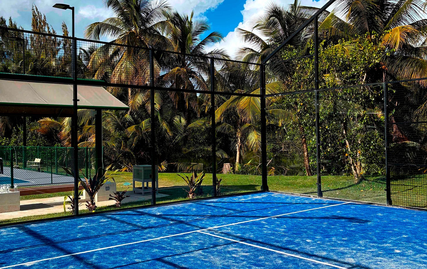 Padel court at the Four Seasons Puerto Rico Padel court at the Four Seasons Puerto Rico
