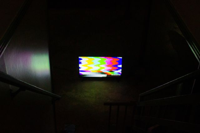 Una televisión sin señal Una televisión sin señal