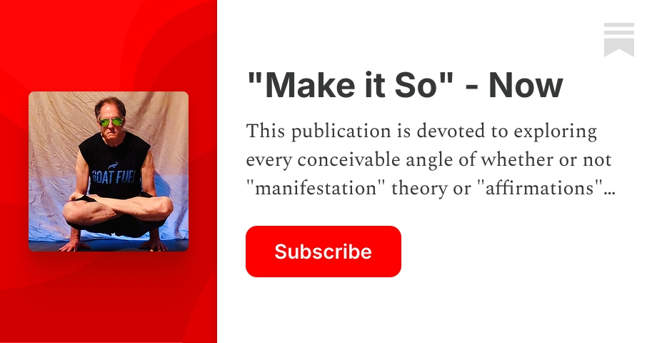 "Make it So" - Now | Scott Meredith | Substack