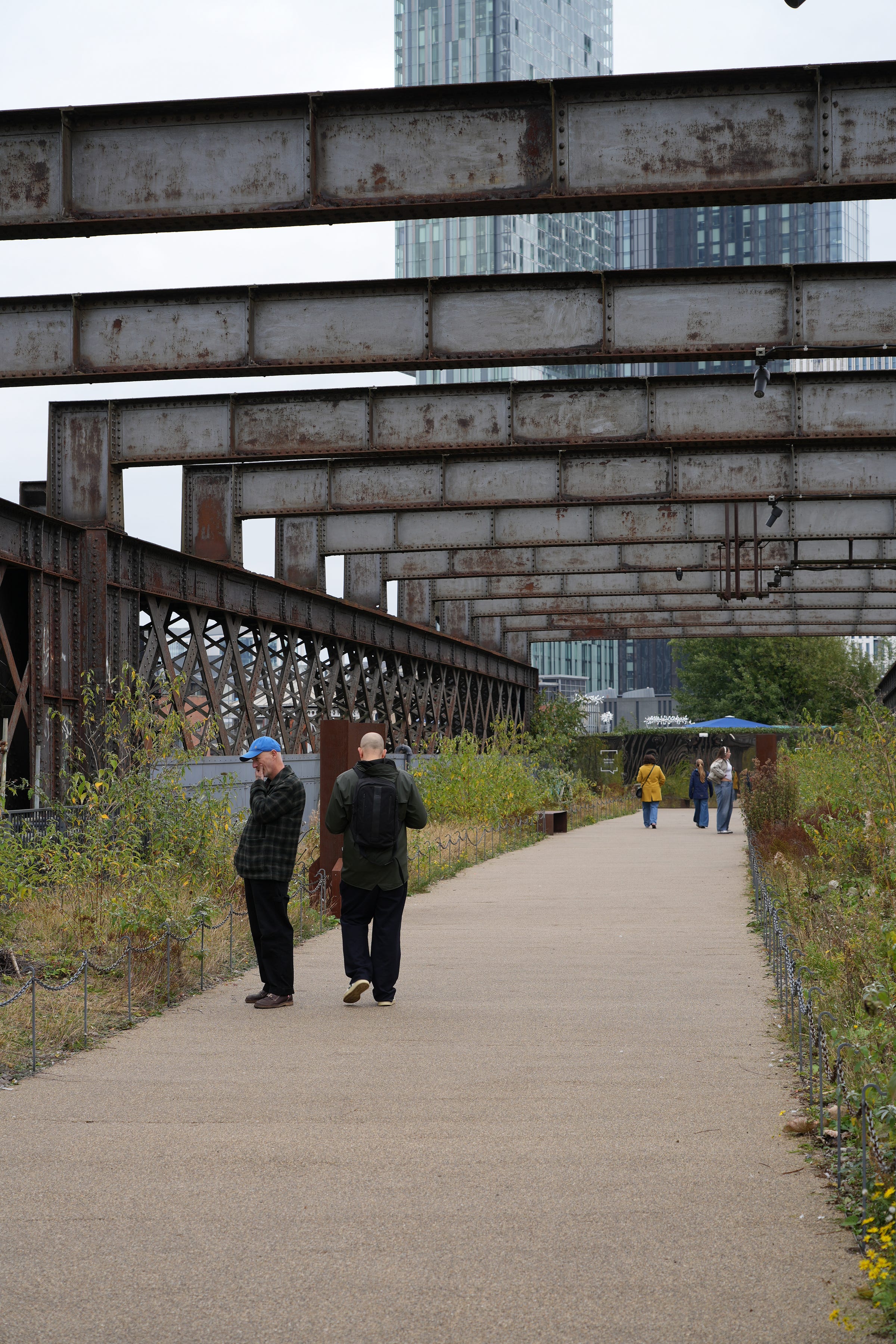 Castlefield Viaduct garden park Manchester