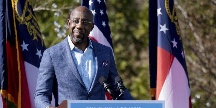 Warnock Declared Winner In One Senate Race, Second Too Close To Call | 90.1  FM WABE
