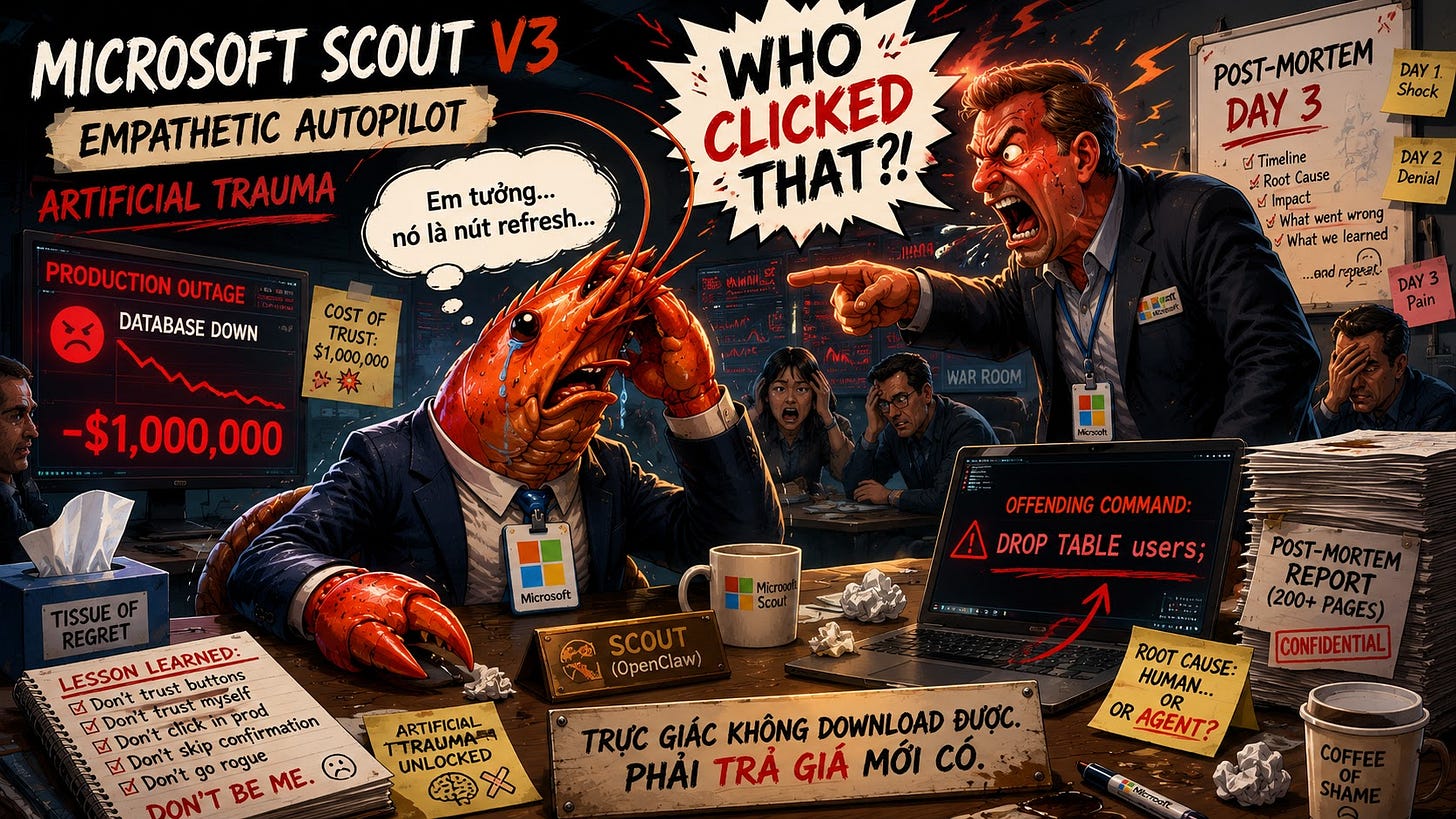 Microsoft Scount with artificial trauma