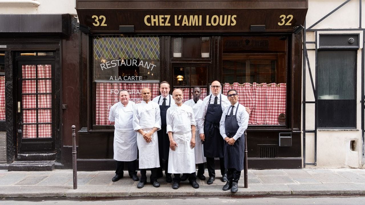 L'Ami Louis, un bistrot-institution.