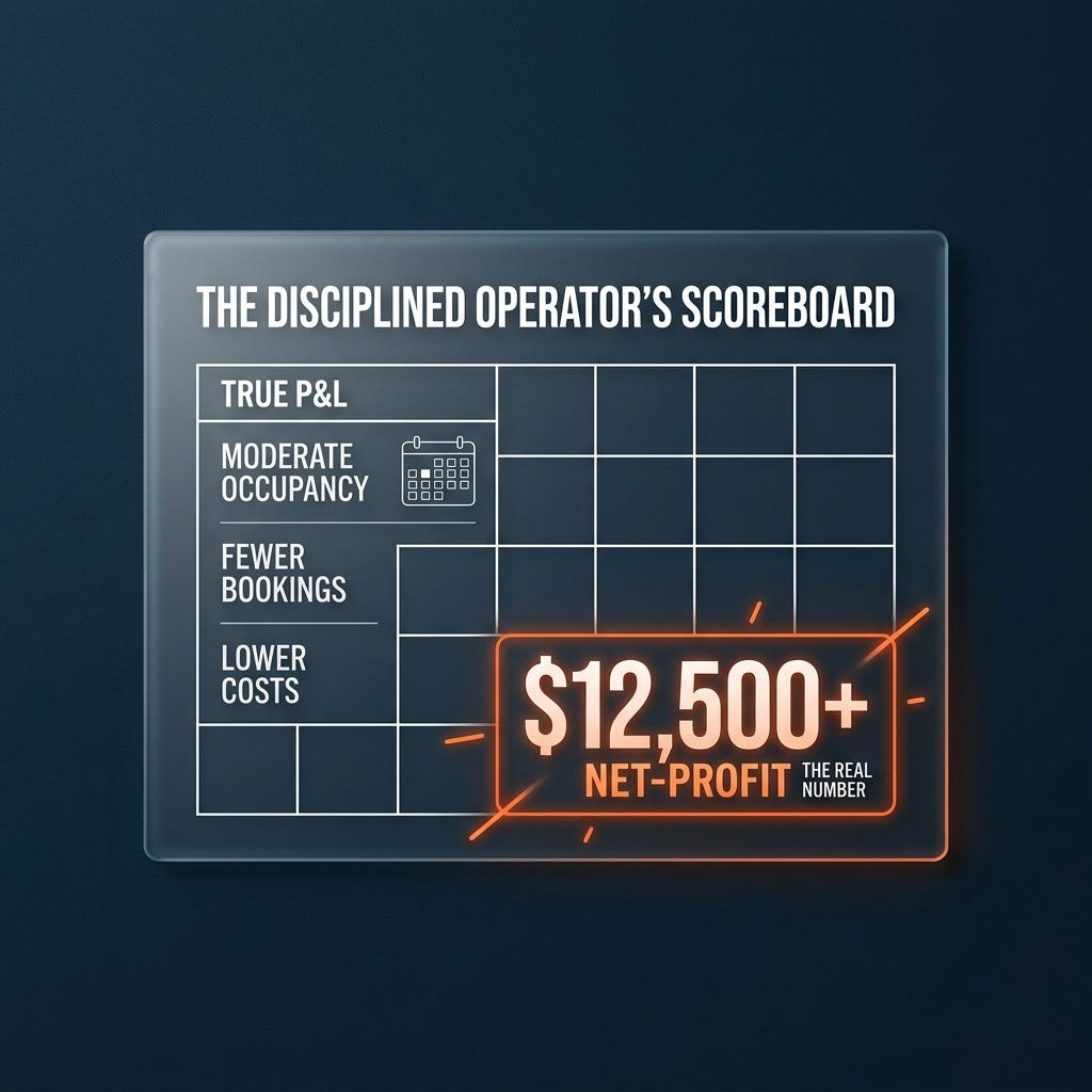 Real number: fewer bookings, higher rate, more profit Real number: fewer bookings, higher rate, more profit