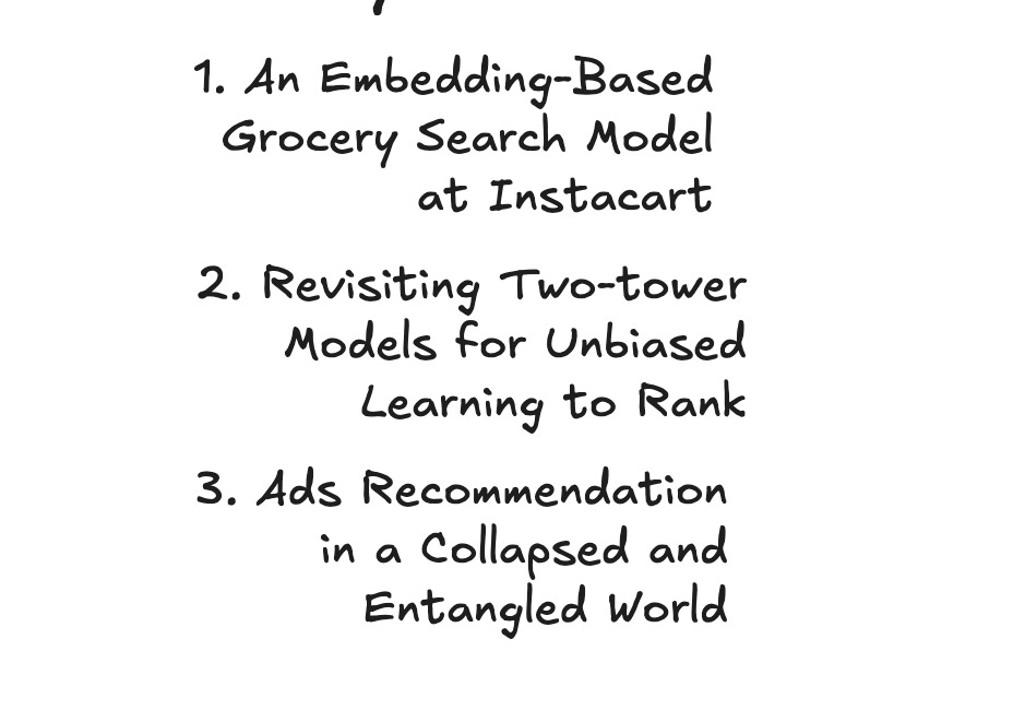 [RecSys] Part 2: Two tower models in industry