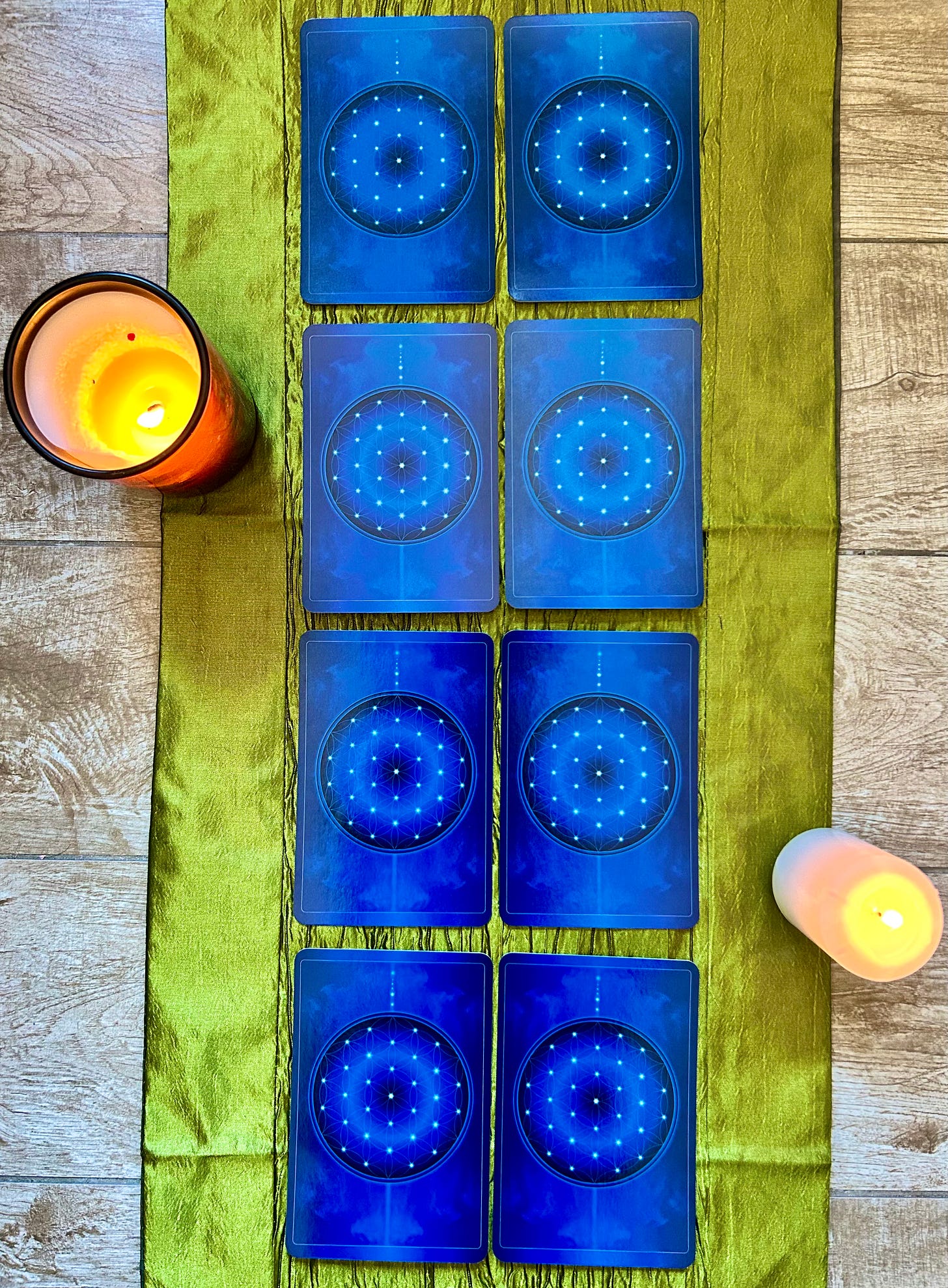 Relationship dynamic card spread using the Sacred Geometry Activations Oracle
