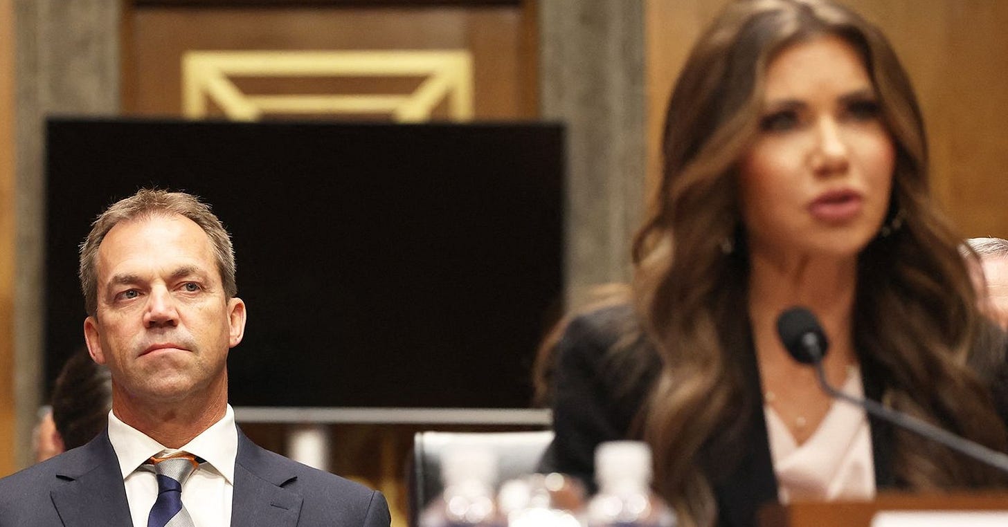 Kristi Noem 'Blindsided' by Report of Husband Bryon's 'Double Life'  Dressing as a Woman