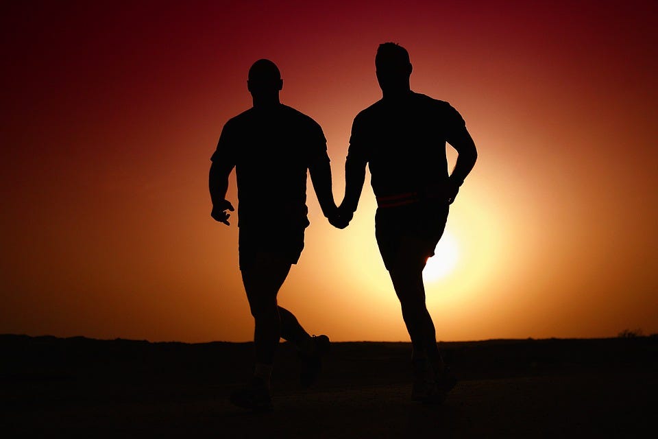 Homosexuality, Rainbow, Man, Gay, Partner, Friendship Homosexuality, Rainbow, Man, Gay, Partner, Friendship