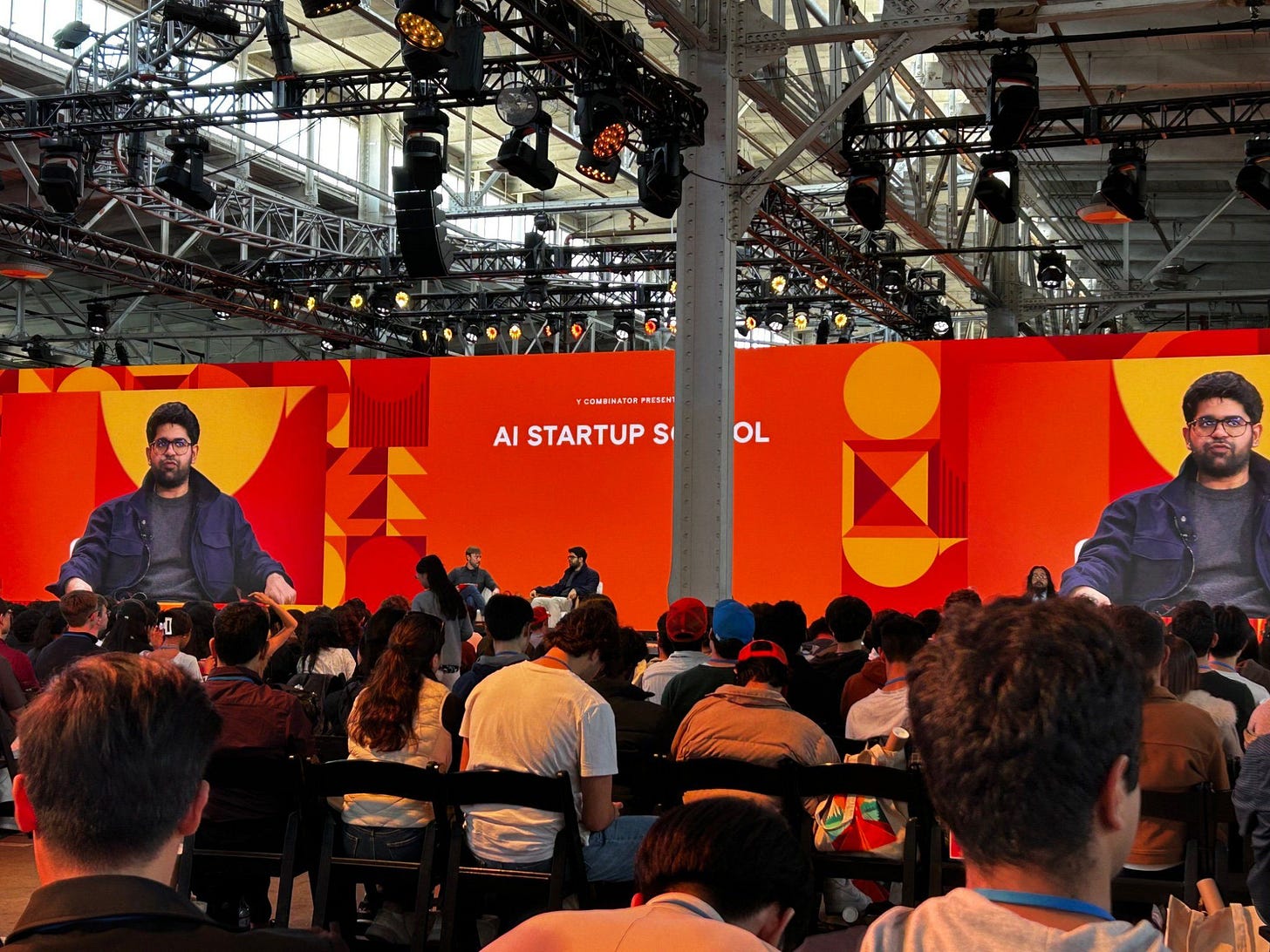Aravind Srinivas (CEO, Perplexity) at YC AI Startup School