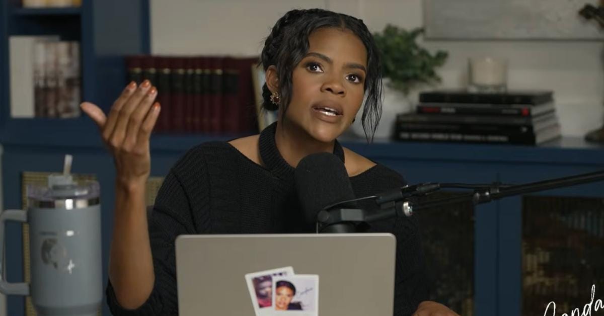 Image of Candace Owens returned from a brief podcast hiatus on October 27. Image of Candace Owens returned from a brief podcast hiatus on October 27.