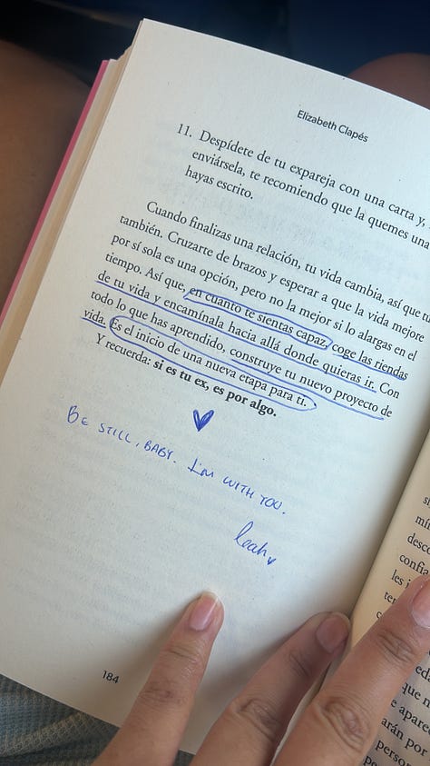 curar una rodilla y el corazón.