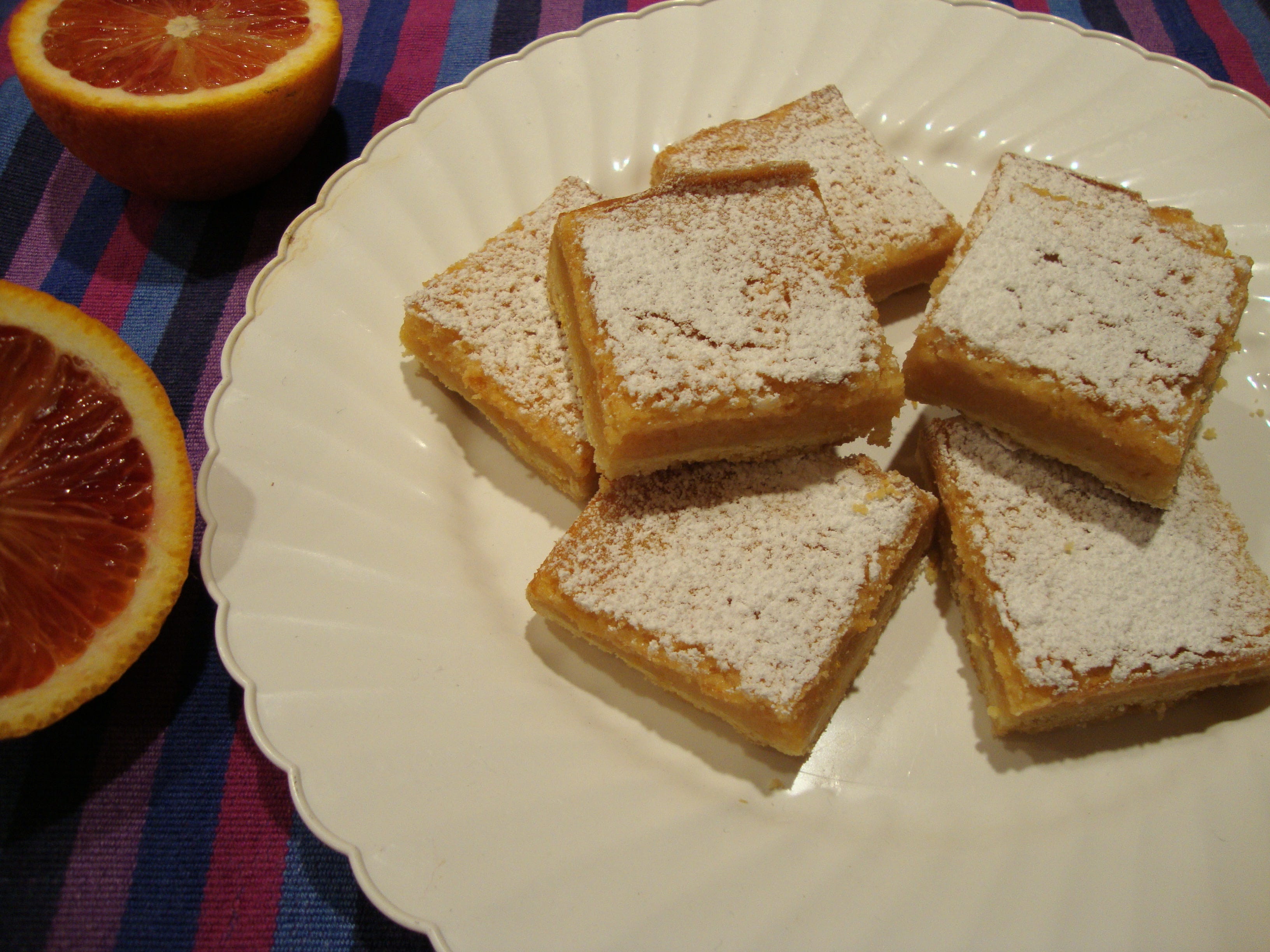 Blood Orange Squares - by Greg Patent