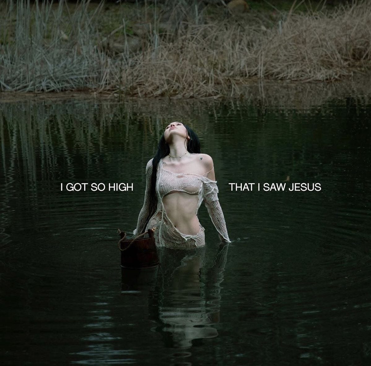 I got so high that I saw Jesus, Album cover, Noah Cyrus