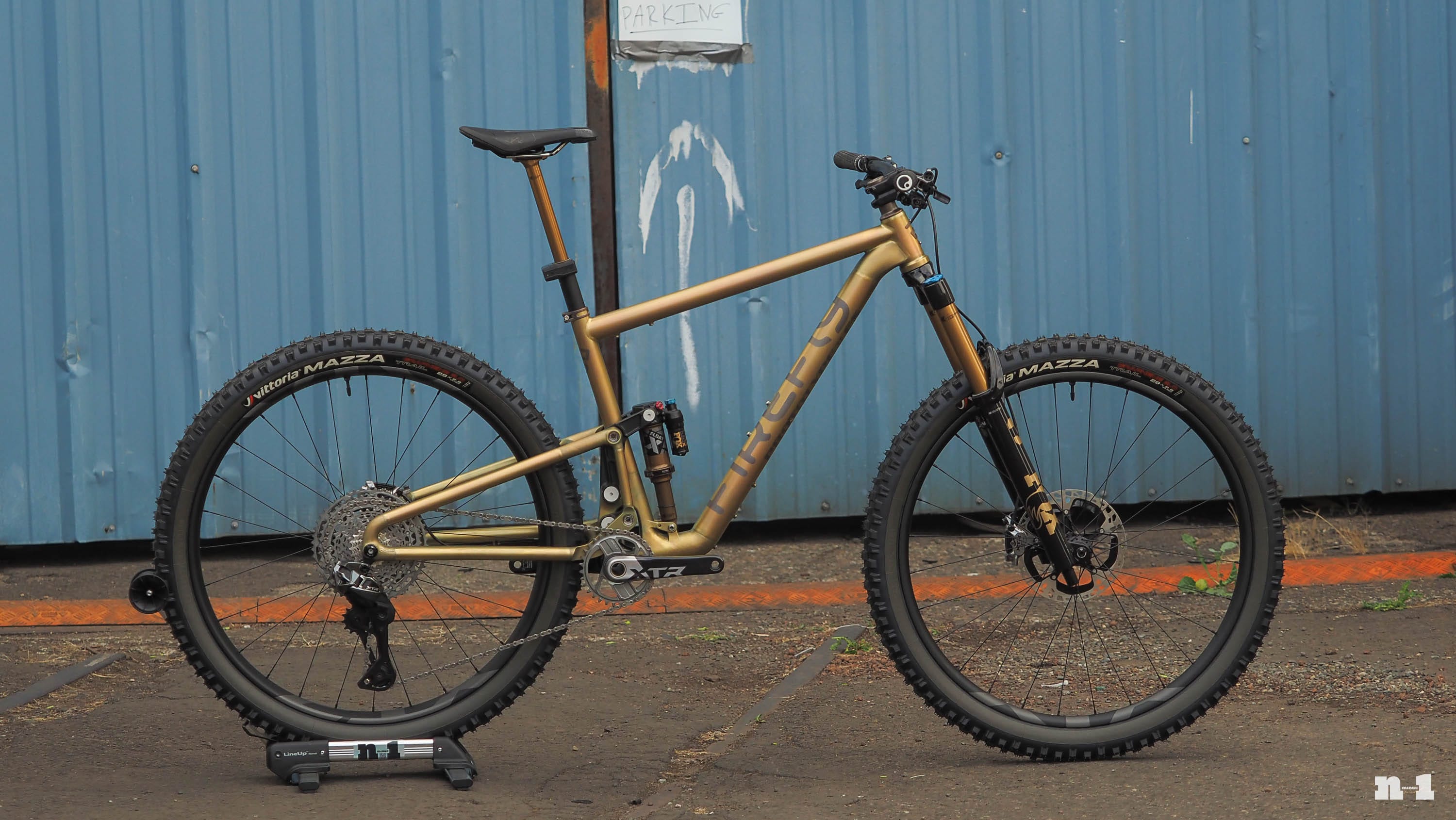Firefly full-suspension titanium prototype