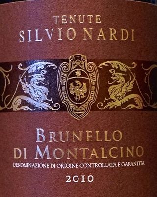 Tenuta Silvio Nardi label CU Tenuta Silvio Nardi label CU