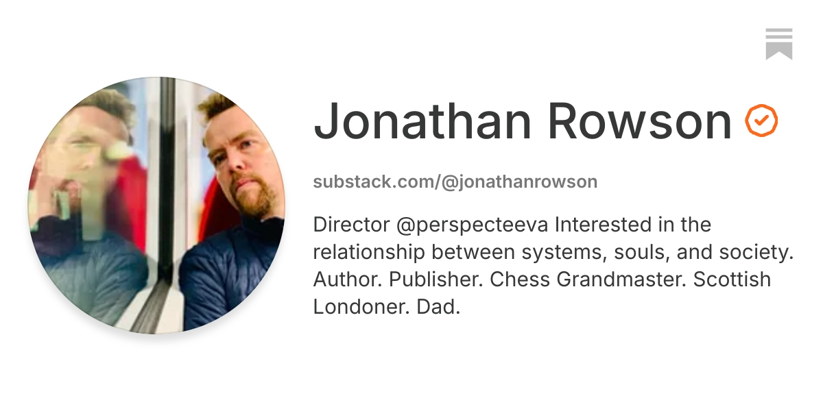 Jonathan Rowson | Substack