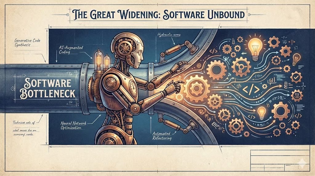 When AI Writes the Code, Software Stops Being the Bottleneck
