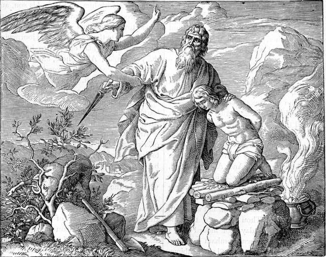 The book of Genesis chapter 22:11-13