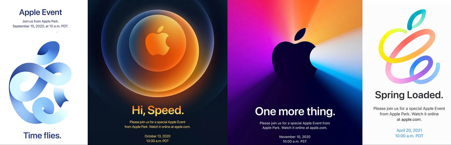 Twitter 上的Saad Ism.："Everyone! Suggest a slogan for my “Apple Event invite  concept” that I am working on! It's a concept for the next Mac event, so  suggest a slogan kinda related
