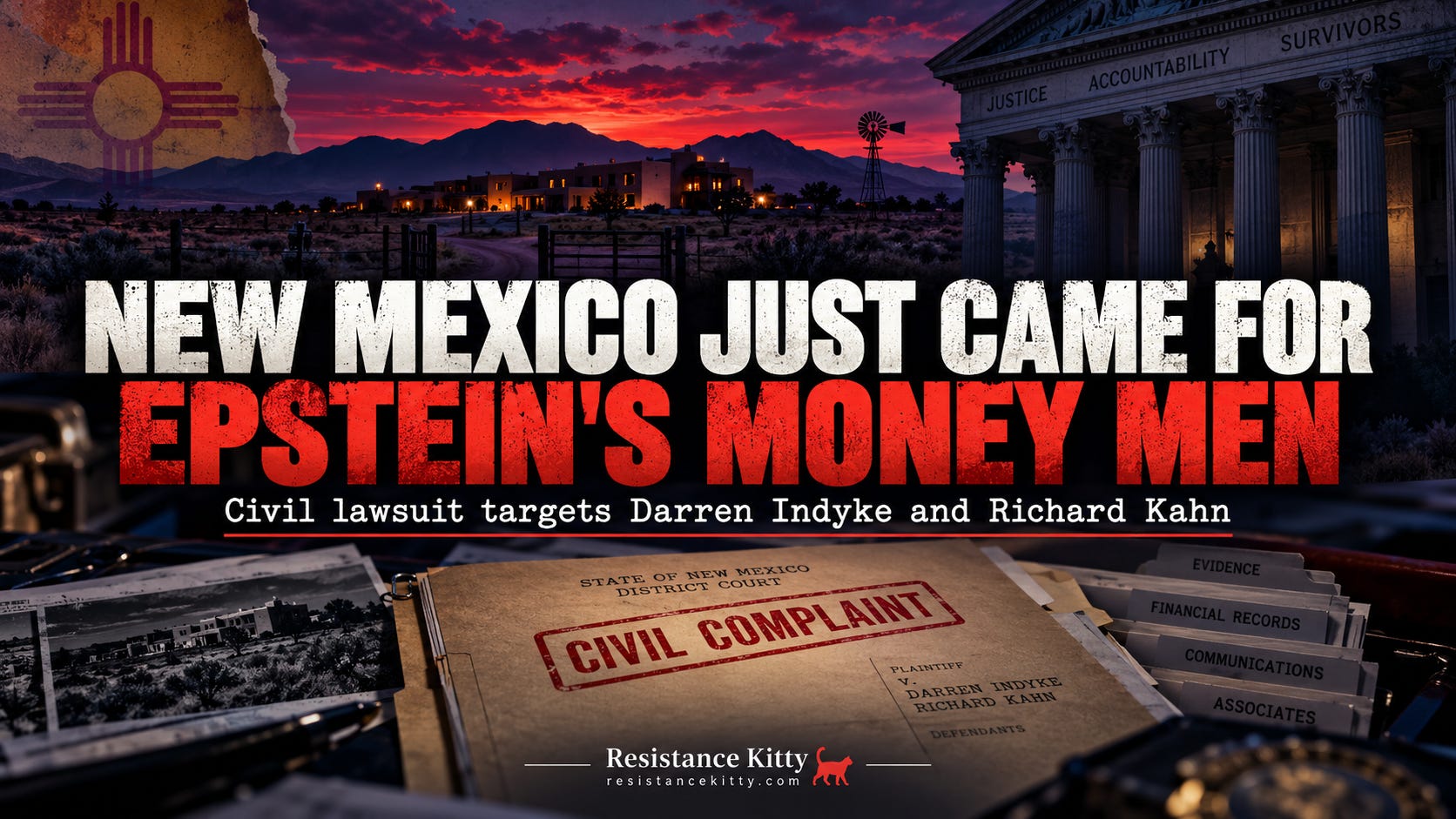 New Mexico Just Came for Epstein’s Money Men. And It’s About Damn Time.