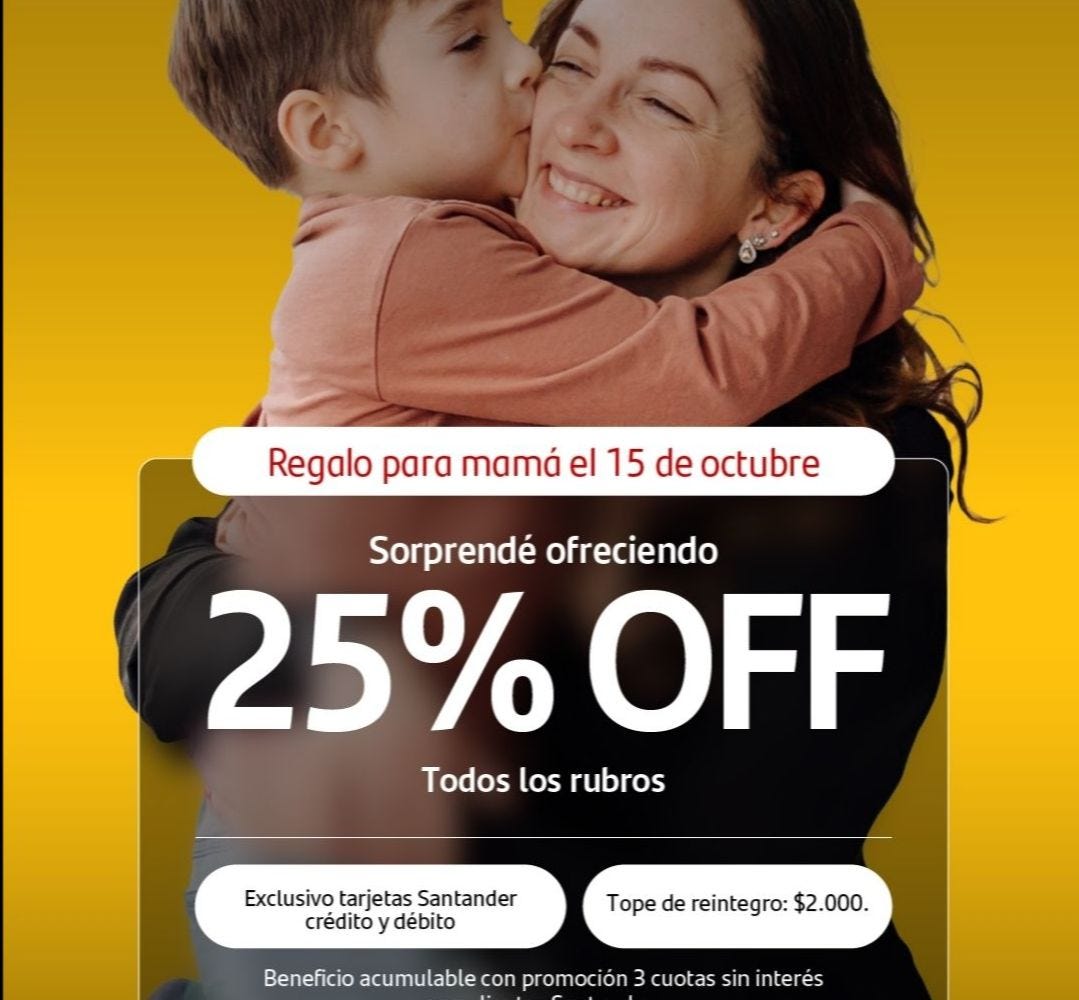 Flyer promo Banco Santander