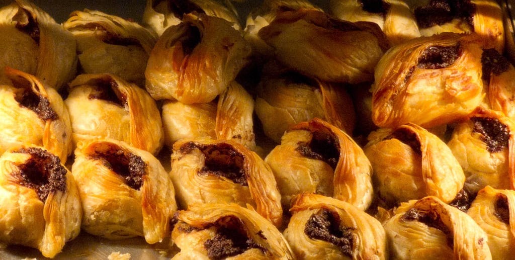 Declicatessen made from puff pastry in malta
