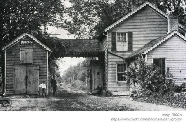 Toll gate in Albany, NY for the Great Western Turnpike