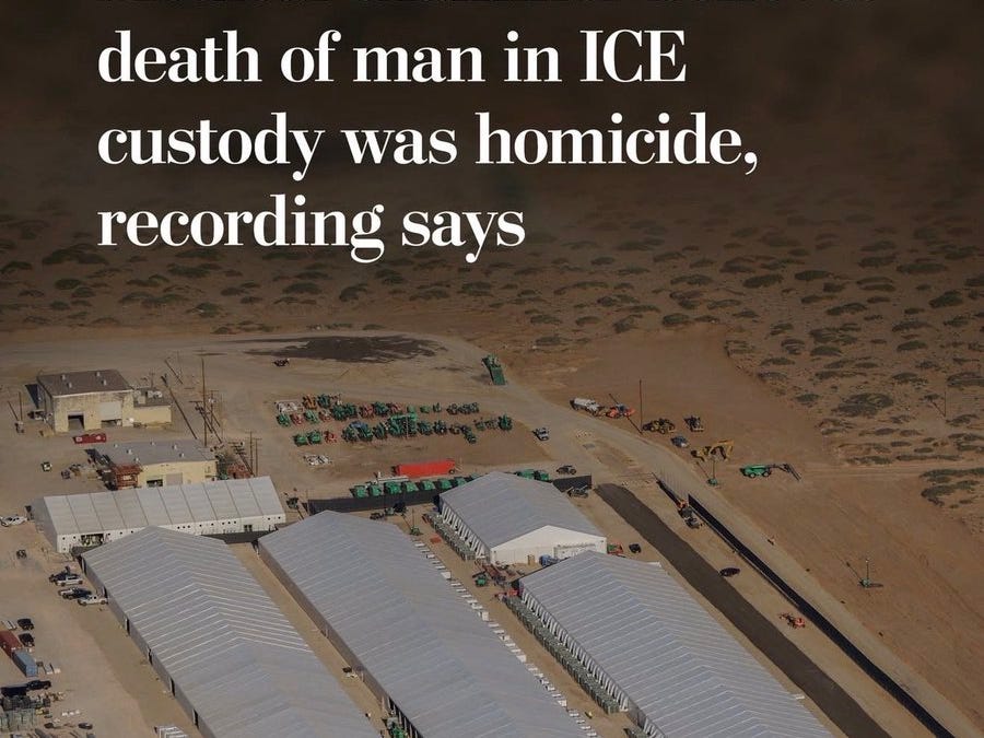 BREAKING: Man Dies in ICE Custody After Being Choked, Medical Examiner ...
