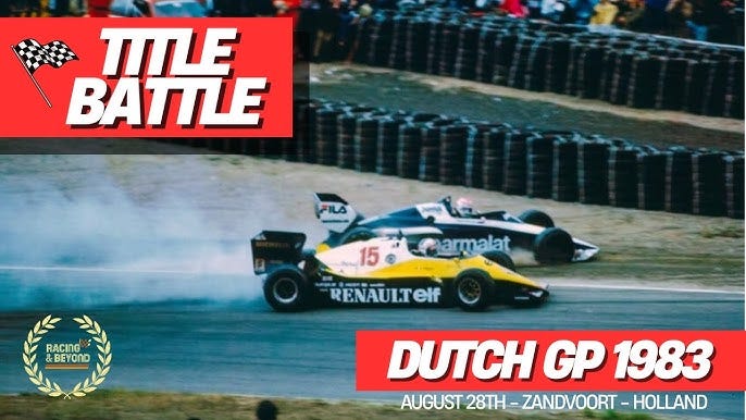 Formula 1 1983 Dutch GP | The Crash That Changed the Championship | Piquet vs. Prost Formula 1 1983 Dutch GP | The Crash That Changed the Championship | Piquet vs. Prost