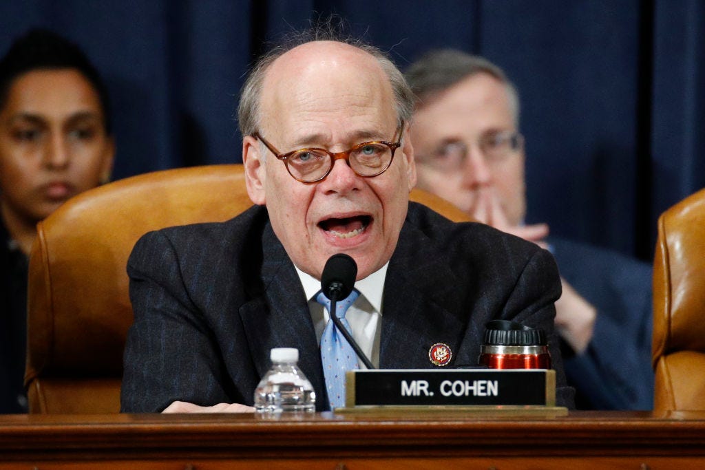 Rep. Steve Cohen, D-Tenn. Photo by Patrick Semansky-Pool/Getty Images) Rep. Steve Cohen, D-Tenn. Photo by Patrick Semansky-Pool/Getty Images)