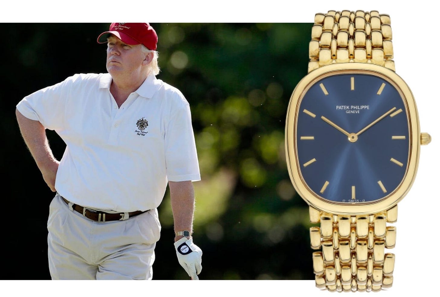 Donald Trump and his choice of wristwatch Donald Trump and his choice of wristwatch