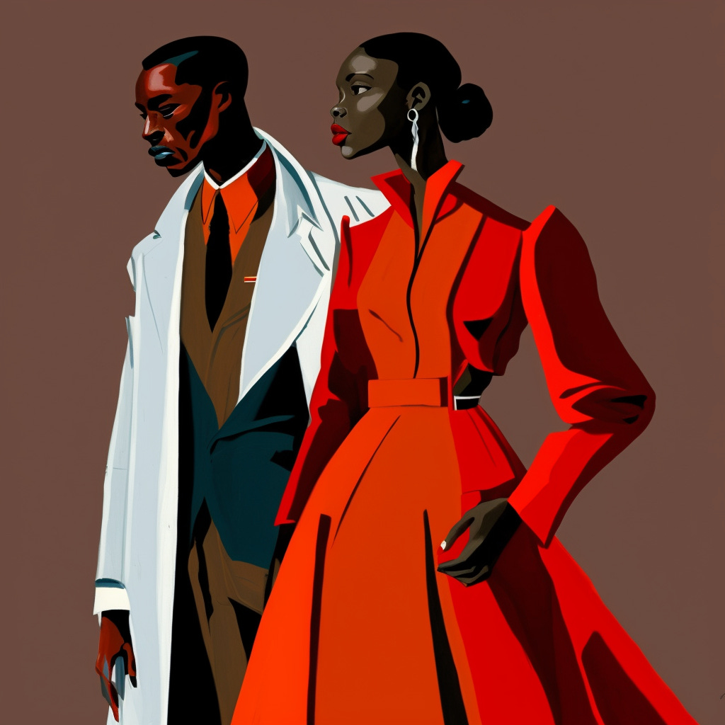 The Author generated this AI image of a doctor with Mrs. Humphrey