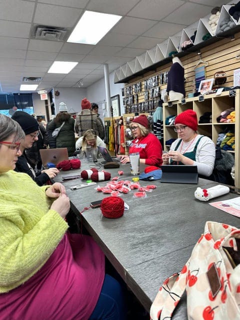 people sitting at a table 