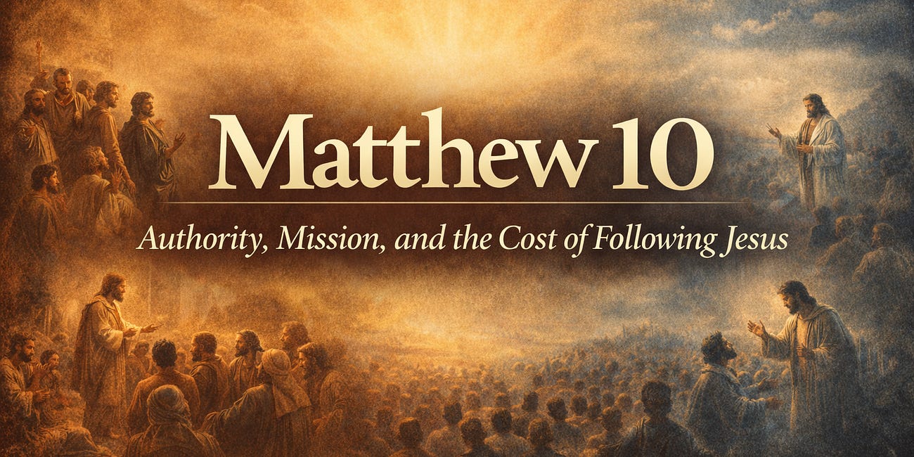 Matthew 10 — Authority, Mission, and the Cost of Following Jesus