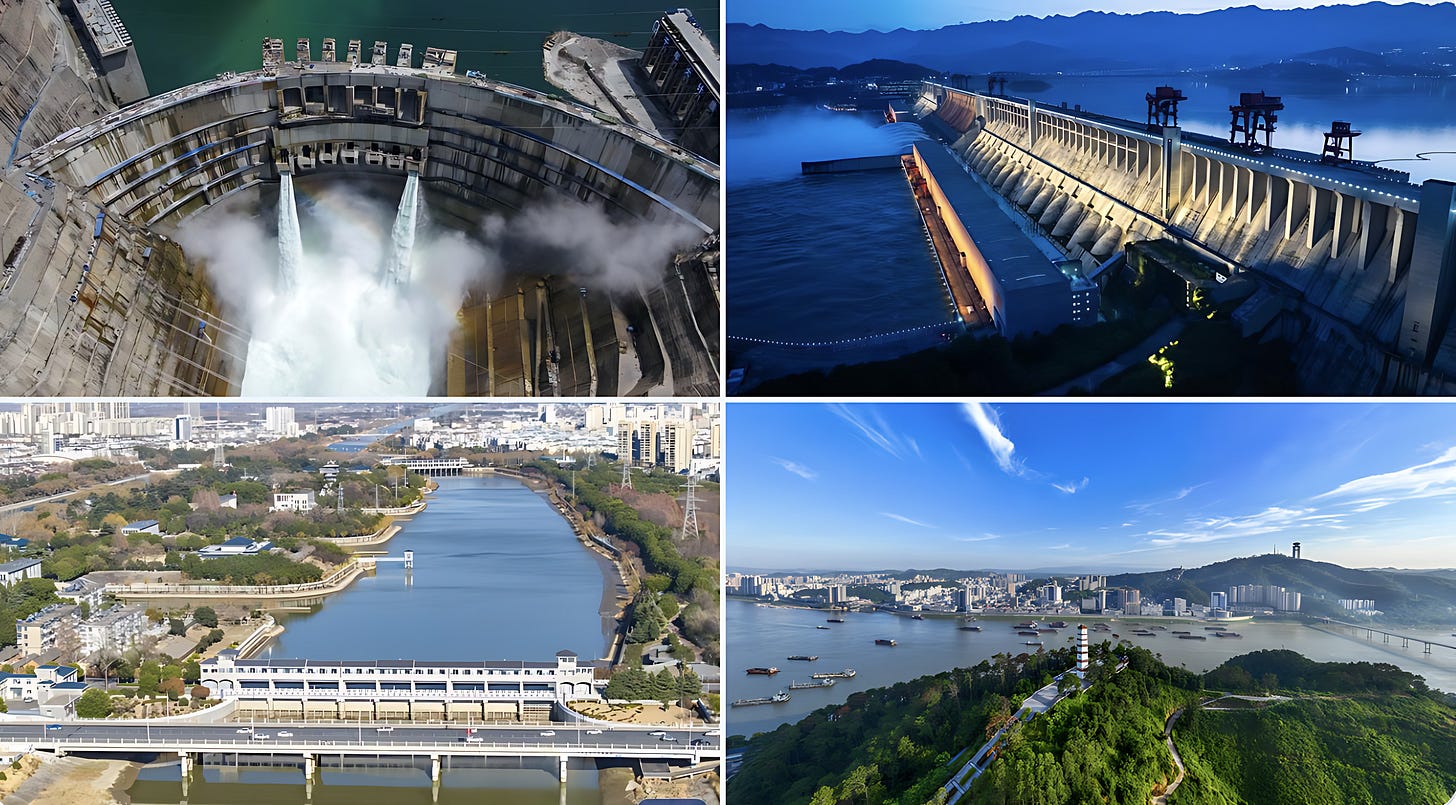 Four kinds of dams seen in China