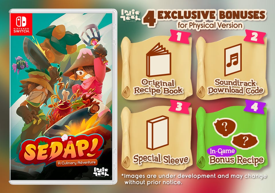 Jeu Switch SEDAP! A Culinary Adventure - Aventure Culinaire - Multi-langue - NEUF Scellé