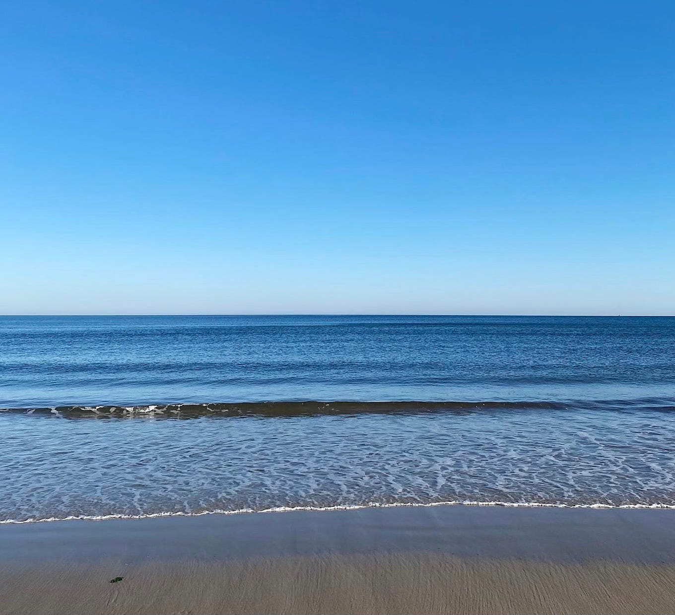 The waters of Cape Cod Bay, off Sandy Neck Beach in Massachusetts