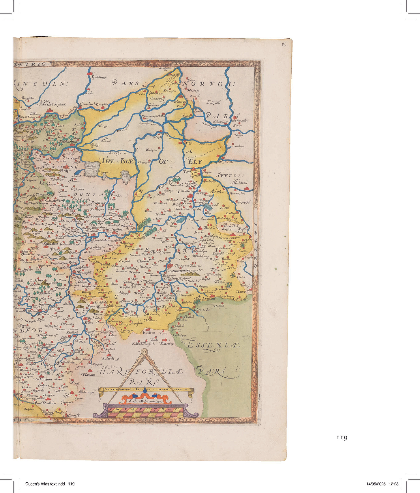 Fig 53 - Northamptonshire, Bedfordshire, Cambridgeshire, Huntingdonshire and Rutland (Bodleian Library)