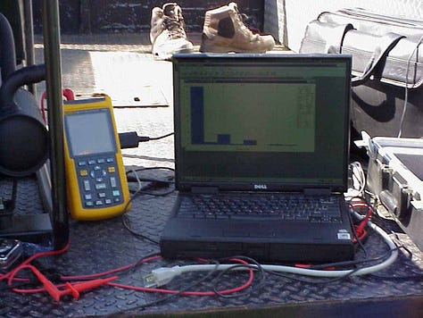 Ground current EMF at Dill Creek, Colby WI